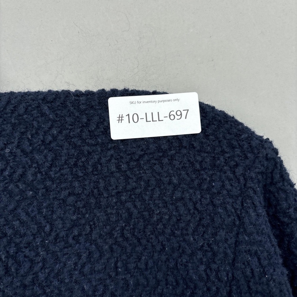 Patagonia Sweater Mens Medium Navy Blue Woolie Fleece 1/4 Zip Pullover Jacket‎ - Picture 11 of 11